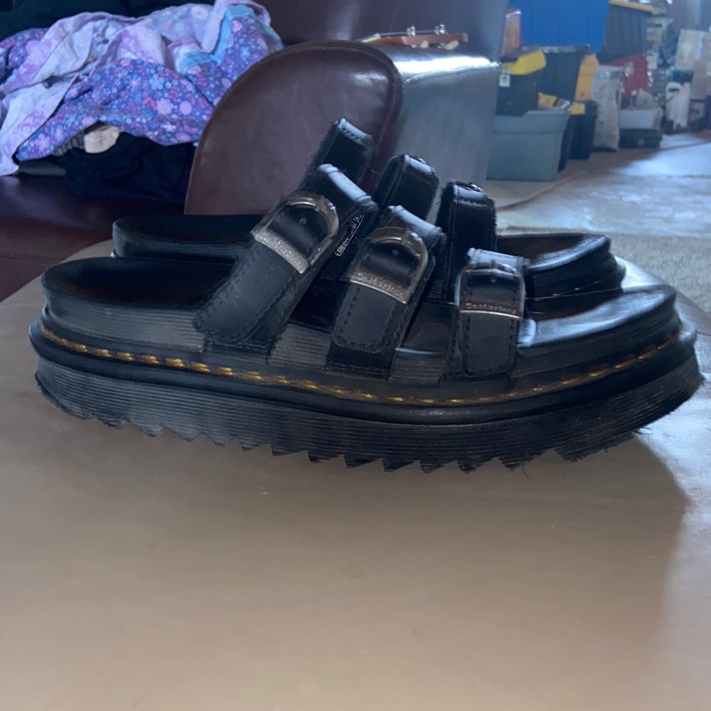 Dr Martin platform sandals